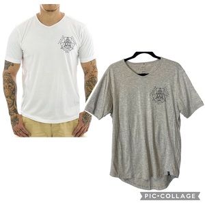 🌷 S&J Premium Apparel Akropolis Tee in Grey Regular Fit Size L